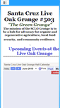 Mobile Screenshot of greengrange.org